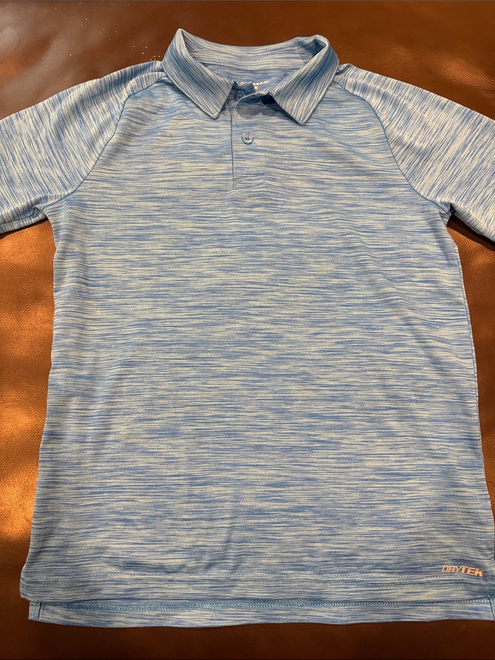 tek gear Light Blue Heather Performance Polo